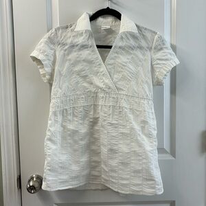 Motherhood Maternity faux wrap blouse